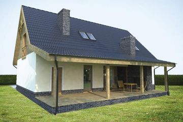  Projekt domu MAGDA (WOI1001) - projekt domu parterowego z poddaszem - Zdjęcie 1