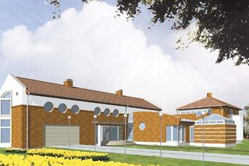  Projekt domu AMBASADOR (KSA1001) - projekt domu z pełnym piętrem - Zdjęcie 1