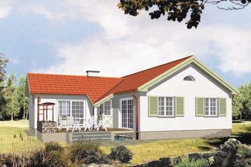  Projekt domu ARIEL (KSA1002) - projekt domu parterowego - Zdjęcie 1