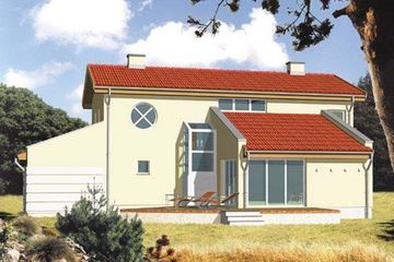  Projekt domu ETNA (KSA1014) - projekt domu parterowego z poddaszem - Zdjęcie 1