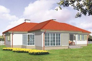  Projekt domu KADET (KSA1023) - projekt domu parterowego - Zdjęcie 2