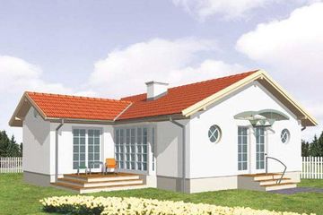  Projekt domu KORMORAN ALFA (KSA1029) - projekt domu parterowego - Zdjęcie 1