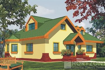  Projekt domu POD GRUSZĄ A (WRD1001) - projekt domu parterowego z poddaszem - Zdjęcie 1