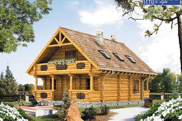  Projekt domu Konwalia 2 bal (duplikat) (BSA1628) - projekt domu parterowego z poddaszem - Zdjęcie 1