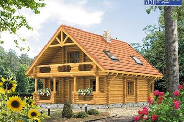  Projekt domu Konwalia bal (duplikat) (BSA1629) - projekt domu parterowego z poddaszem - Zdjęcie 1