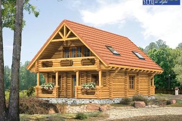  Projekt domu Konwalia bal (duplikat) (BSA1629) - projekt domu parterowego z poddaszem - Zdjęcie 2