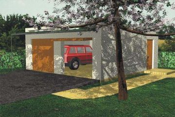  Projekt garażu BR-058 (KRG1052) - projekt garażu parterowego - Zdjęcie 2