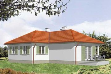  Projekt domu MEDUZA (KSA1037) - projekt domu parterowego - Zdjęcie 2