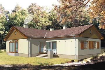  Projekt domu MISTRAL (KSA1040) - projekt domu parterowego - Zdjęcie 1