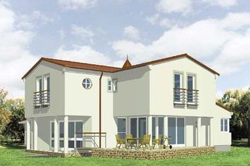  Projekt domu PIAST (KSA1048) - projekt domu z pełnym piętrem - Zdjęcie 1