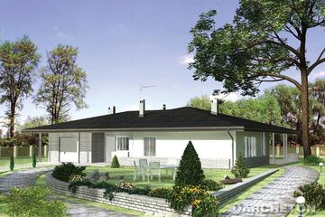  Projekt domu Marlena (KRD2245) - projekt domu parterowego - Zdjęcie 1