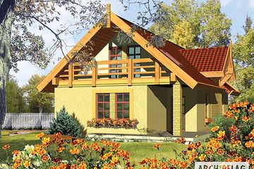  Projekt domu Kaja I (WRC1921) - projekt domu parterowego z poddaszem - Zdjęcie 2