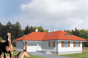  Projekt domu KAMA (KSA1101) - projekt domu parterowego - Zdjęcie 1