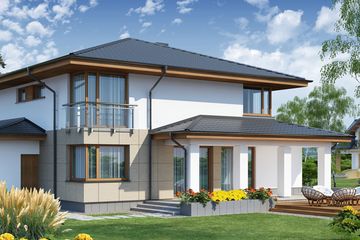  Projekt domu Sima (WRW1148) - projekt domu z pełnym piętrem - Zdjęcie 2