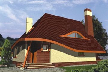  Projekt domu GNIEWKO DUŻY (WRA1030) - projekt domu parterowego z poddaszem - Zdjęcie 2