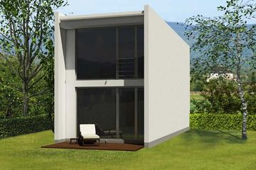  Projekt domu PS-LR-50-20 TERRACE HOUSE LONGER SZEREGÓWKA (SLR1049) - projekt domu z pełnym piętrem - Zdjęcie 2