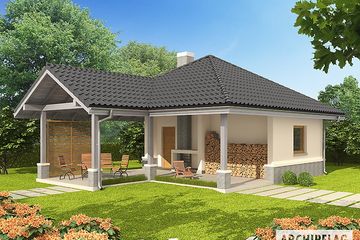  Projekt domu Budynek gospodarczy G25 w. I (WRC2061) - projekt domu parterowego - Zdjęcie 1