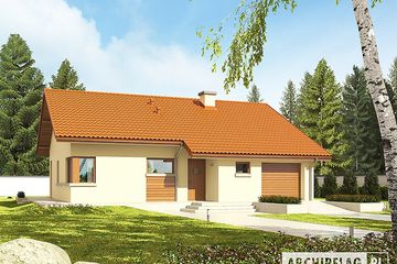  Projekt domu Tori III G1 ECONOMIC (wersja B) duplikat (WRC2068) - projekt domu parterowego - Zdjęcie 2