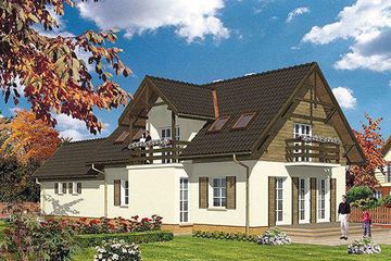  Projekt domu BM 76 (KRA1199) - projekt domu parterowego z poddaszem - Zdjęcie 2