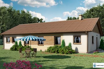  Projekt domu D09* Lucyna (WAI1143) - projekt domu parterowego - Zdjęcie 2