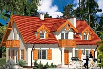  Projekt domu Parma (KRH1051) - projekt domu parterowego z poddaszem - Zdjęcie 2