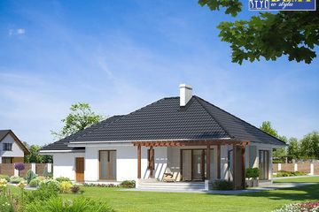  Projekt domu Libra(duplikat) (BSA1834) - projekt domu parterowego - Zdjęcie 2