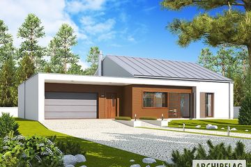  Projekt domu EX 8 wariant A (duplikat) (WRC2085) - projekt domu parterowego - Zdjęcie 2