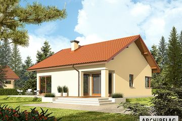  Projekt domu Tori III ECONOMIC wariant B (duplikat) (WRC2092) - projekt domu parterowego - Zdjęcie 2