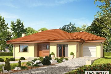  Projekt domu Franczi II G1 ECONOMIC wariant B (duplikat) (WRC2093) - projekt domu parterowego - Zdjęcie 2