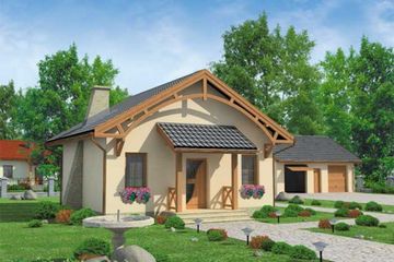  Projekt domu LA LORA duplikat (SLN1623) - projekt domu parterowego - Zdjęcie 1