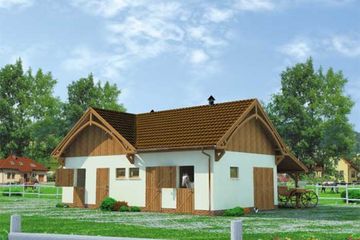  Projekt domu S17 duplikat (SLN1678) - projekt domu parterowego - Zdjęcie 1