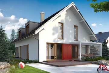  Projekt domu Elfir (BSE1026) - projekt domu parterowego z poddaszem - Zdjęcie 2