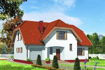  Projekt domu BM 41 (KRA1293) - projekt domu parterowego z poddaszem - Zdjęcie 1