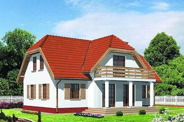  Projekt domu BM 41 (KRA1293) - projekt domu parterowego z poddaszem - Zdjęcie 2