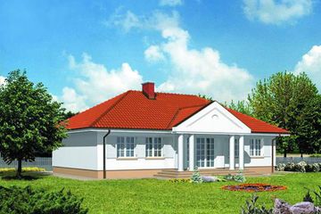  Projekt domu BM-30 (KRA1299) - projekt domu parterowego - Zdjęcie 1