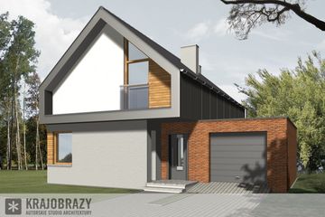  Projekt domu Adria (WRN1174) - projekt domu parterowego z poddaszem - Zdjęcie 1