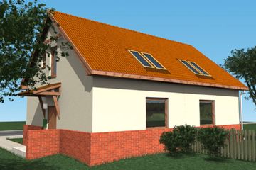  Projekt domu B 02 (GDB1010) - projekt domu parterowego z poddaszem - Zdjęcie 2