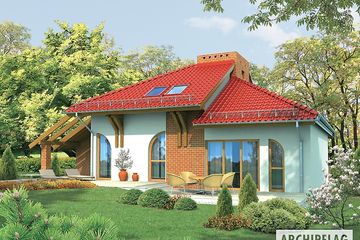  Projekt domu Eliza G1 (duplikat) (WRC2144) - projekt domu parterowego z poddaszem - Zdjęcie 2