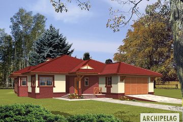  Projekt domu Brenda G2 (duplikat) (WRC2158) - projekt domu parterowego - Zdjęcie 1