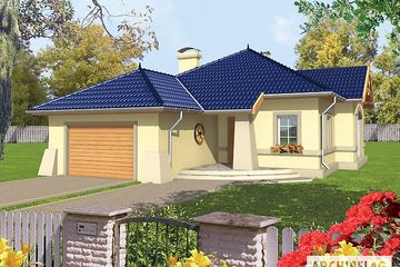 Projekt domu Afrodyta G2 (duplikat) (WRC2166) - projekt domu parterowego - Zdjęcie 1