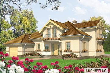  Projekt domu Artemida G2 (duplikat) (WRC2167) - projekt domu parterowego z poddaszem - Zdjęcie 1