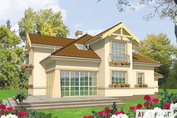  Projekt domu Artemida G2 (duplikat) (WRC2167) - projekt domu parterowego z poddaszem - Zdjęcie 2