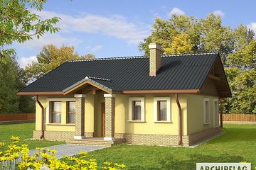  Projekt domu Bogna II (duplikat) (WRC2209) - projekt domu parterowego - Zdjęcie 1