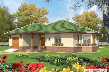  Projekt domu Arwena G1 (duplikat) (WRC2222) - projekt domu parterowego - Zdjęcie 1