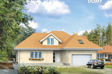  Projekt domu Kolor (BSA1159) - projekt domu parterowego z poddaszem - Zdjęcie 1