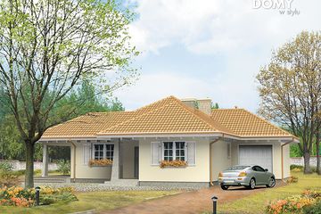 Projekt domu Bezan (BSA1164) - projekt domu parterowego - Zdjęcie 1