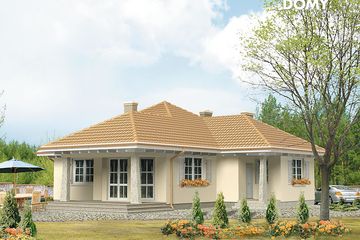  Projekt domu Bezan (BSA1164) - projekt domu parterowego - Zdjęcie 2
