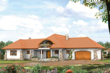  Projekt domu Preria (BSA1167) - projekt domu parterowego z poddaszem - Zdjęcie 1