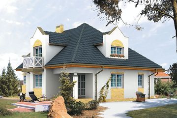  Projekt domu Natolin (BSA1178) - projekt domu parterowego z poddaszem - Zdjęcie 2
