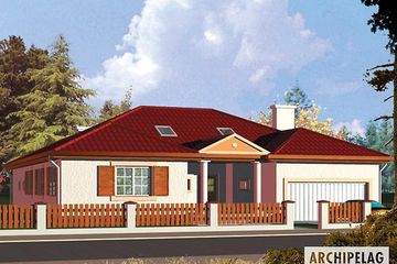  Projekt domu Staszka (WRC2293) - projekt domu parterowego - Zdjęcie 1